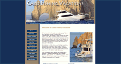 Desktop Screenshot of cabofishingvacations.com